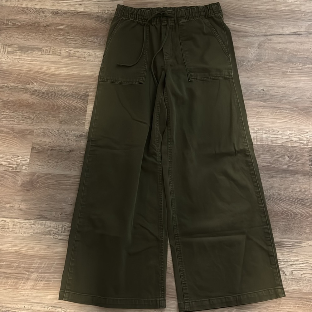 NWT! GAP Olive Green Mid Rise Easy Baggy Pants - Multiple #844495 🩷 - Picture 10 of 14